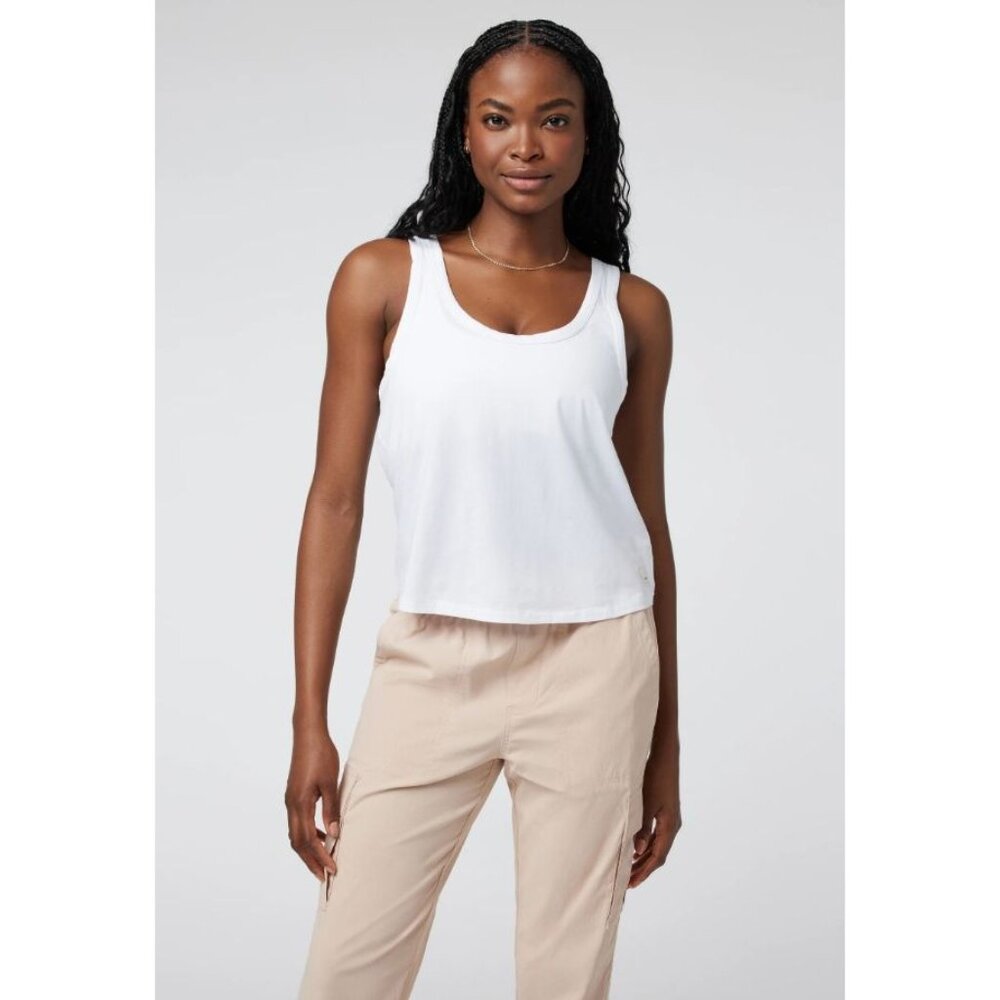 Vuori White Scoop Neck Tank Top - Picture 4 of 11